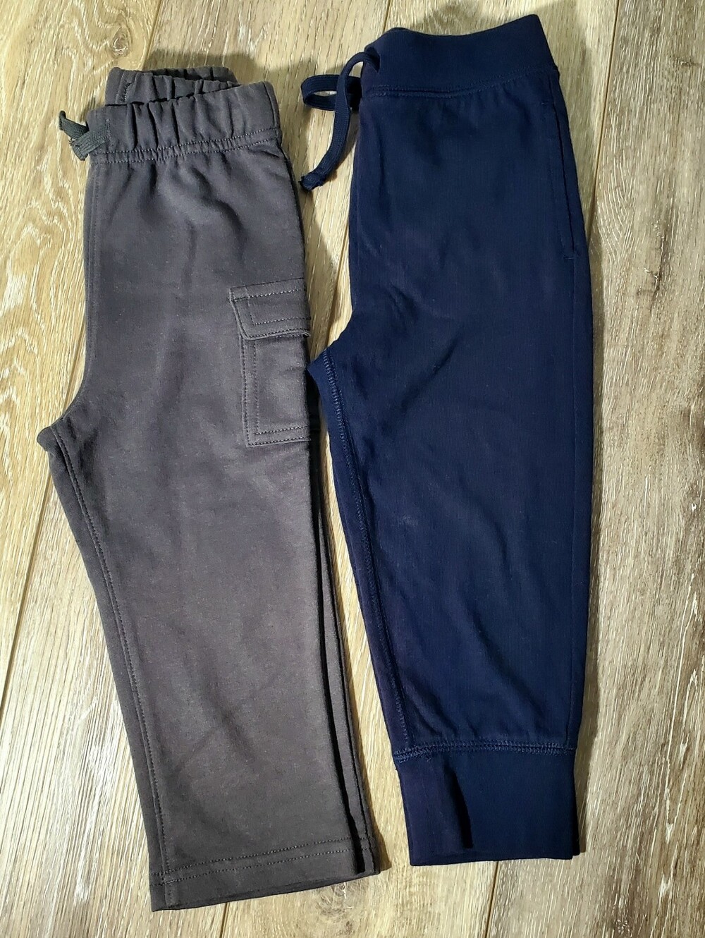GAP & jumping beans Navy and Charcoal Gray Kids Jogger Pants Size 24M, 2T